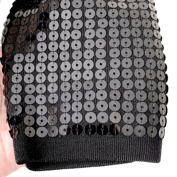 Guess by Marciano size S black sequin dress - Picture 7 of 13